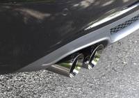 AWE Tuning - AWE Audi B8 A4 Touring Edition Exhaust - Single Side Polished Silver Tips - Image 2
