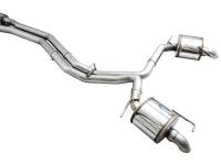 AWE Tuning - AWE Audi 2019-2023 C8 A6/A7 3.0T Touring Edition Cat-back Exhaust- Turn Downs - Image 11