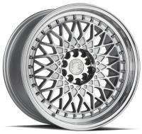 Aodhan Wheels Rim AH05 17x9 5x100/114.3 73.1CB ET25 Silver w/Machined Face