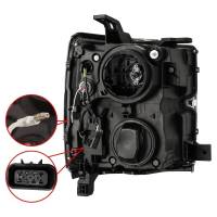 AlphaRex - AlphaRex 15-19 Chevy 2500HD PRO-Series Proj Headlights Plank Style Blk w/Activ Light/Seq Signal/DRL - Image 2