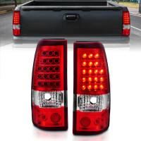 ANZO Headlights, Tail Lights and More  - ANZO 2003-2006 Chevrolet Silverado 1500 LED Taillights Red/Clear - Image 2