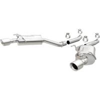 MagnaFlow Exhaust Products - MagnaFlow Axle-Back Stainless Dual Split 4in Polished Tips 10-15 Chevrolet Camaro Convert. 3.6L V6 - Image 1