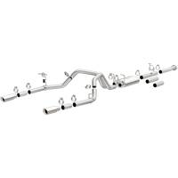 MagnaFlow Stainless Cat-Back Exhaust 2015 Chevy Silverado 2500HD 6.0L Dual Split Rear Exit 4in