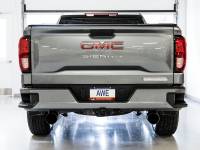 AWE Tuning - AWE 4th Gen GM 1500 5.3L 0FG Catback Split Rear Exit (Flat Bumper) - Dual Diamond Tips - Image 3