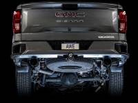 AWE Tuning - AWE 4th Gen GM 1500 5.3L 0FG Catback Split Rear Exit (Flat Bumper) - Dual Diamond Tips - Image 5