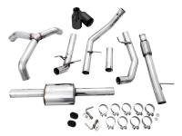 AWE Tuning - AWE 4th Gen GM 1500 5.3L 0FG Catback Split Rear Exit (Flat Bumper) - Dual Diamond Tips - Image 8