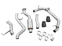 AWE Tuning - AWE 2021+ Ford Bronco 0FG Dual Rear Exit Exhaust w/Diamond Black Tips & Bash Guard - Image 6