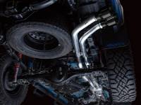 AWE Tuning - AWE 16-22 Toyota Tacoma 0FG Catback Exhaust w/ BashGuard - Dual Diamond Black Tips - Image 11