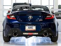 AWE Tuning - AWE Subaru BRZ/ Toyota GR86/ Toyota 86 Track Edition Cat-Back Exhaust- Chrome Silver Tips - Image 3