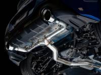 AWE Tuning - AWE Subaru BRZ/ Toyota GR86/ Toyota 86 Track Edition Cat-Back Exhaust- Chrome Silver Tips - Image 9