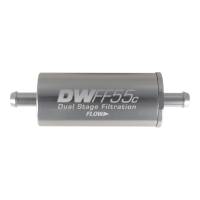 DeatschWerks - DeatschWerks 5/16in 10 Micron 55mm In-Line Fuel Filter Kit - Image 1