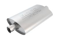 Borla - Borla Universal Pro-XS Muffler Oval 2.5in Inlet/Outlet Notched Muffler - Image 1