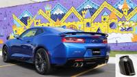 CORSA Performance - Corsa 2017-2024 Chevrolet Camaro SS 6.2L V8 2.75in Black Sport Axle-Back Exhaust - Image 3