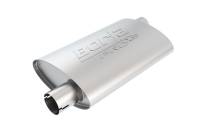Borla - Borla Universal Pro-XS Muffler Oval 2.5in Inlet/Outlet Offset/Offset Notched Muffler - Image 1