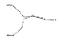 aFe Power (Advanced FLOW Engineering) - aFe MACHForce XP 3in-2.5in SS Exhaust Axle-Back 17-19 Audi A4 (B9) L4-2.0L (t) - Polished - Image 4