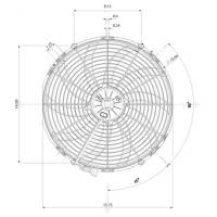 SPAL - SPAL Extreme Performance Fans: VA18-AP70/LL/F-59A * 16"C/12V/PKSL - Image 2