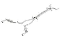 Borla - Borla 2010 Camaro 6.2L V8 S Type Catback Exhaust (does not work w/ factory ground affects package - - Image 1