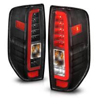 ANZO 2005-2021 Nissan Frontier LED Taillights Black Housing/Clear Lens - Image 2