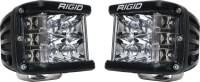 Rigid Industries - RIGID D-SS PRO Side Shooter, Spot Optic, Surface Mount, Black Housing, Pair - Image 1