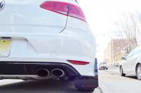Rally Armor - Rally Armor 2015-2016 VW Golf R UR Black Mud Flap w/ Blue Logo - Image 2
