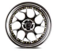 AodHan Wheels - Aodhan Wheels Rim DS01 18x8.5 5x100 73.1CB ET35 Vacuum Chrome W/ Gold Rivets - Image 2