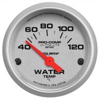 AutoMeter Ultra-Lite 52mm 40-120 Deg C Short Sweep Electronic Water Temp Gauge