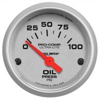 AutoMeter Ultra-Lite 52mm 0-100 PSI Electronic Oil Pressure Gauge