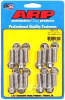 ARP 3/8 x 1.000 SS hex header bolt kit 400-1110