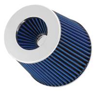Spectre Performance - Spectre Adjustable Conical Air Filter 5-1/2in. Tall (Fits 3in. / 3-1/2in. / 4in. Tubes) - Blue - Image 2