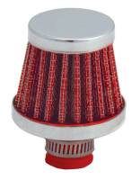 Spectre Performance - Spectre Breather Filter 10mm Flange / 2in. OD / 1-3/4in. Height - Red - Image 1