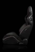 BRAUM RACING SEATS & MORE - BRAUM Racing Orue S Series Sport Seats - Honeycomb Alcantara (Red Stitching) - Pair - Image 3