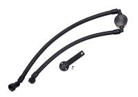 J&L Oil Separator Co - J&L 2021-2022 Ram TRX 6.2L Supercharged Passenger Side Oil Separator 3.0 - Black Anodized - Image 1