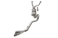 Corsa 22-25 Toyota Tundra 4WD 3in Sport Cat-Back Side Exit Exhaust System w/ Twin 4in Polished Tips