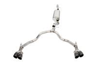 Corsa 2021-2025 Tahoe / GMC Yukon 4DR 6.2L 4WD Dual Rear 3in - 2.75in Sport Cat-Back DW 4in BLKTips