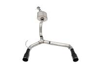 Corsa 21-25 Ford Bronco 2.7L 2-Door 2.75in Cat-Back Dual Rear Exhaust w/ 4in Straight-Cut Black Tips