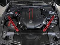 aFe Power (Advanced FLOW Engineering) - aFe CONTROL 304 Stainless Steel Front Suspension Strut Brace Red - Toyota GR Supra (A90) 20-21 - Image 4