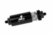 Aeromotive - Aeromotive In-Line Filter - (AN-6 Male) 40 Micron Stainless Mesh Element Bright Dip Black Finish - Image 3