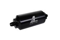 Aeromotive - Aeromotive In-Line Filter - (AN-6 Male) 40 Micron Stainless Mesh Element Bright Dip Black Finish - Image 4