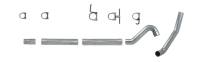 Diamond Eye Exhaust System Kit, 2003-2006 Ford 6.0L Powerstroke Excursion-4In. Aluminized-Performance Diesel Exh