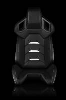 BRAUM Racing Alpha X Series Sport Seats - Black & White - Pair