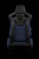 BRAUM Racing Elite-S Series Sport Seats - Black & Blue - Pair