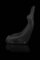 BRAUM RACING SEATS & MORE - BRAUM Racing Venom-R Series Fixed Back Bucket Seat - Black Cloth / Carbon Fiber - Each - Image 3