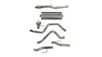 Corsa 2019-2025 Chevy Silverado 5.3L Crew Cab 3in Cat-Back Dual Rear Exit w/ Polished Tip