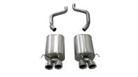 Corsa 2009-2013 Chevrolet Corvette C6 6.2L V8 Polished Xtreme Axle-Back Exhaust