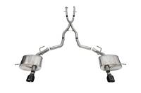 Corsa 2011-2025 Dodge Durango Xtreme 2.5in Cat-Back Dual Rear Exit w/ Single 4.5in Black PVD Tips