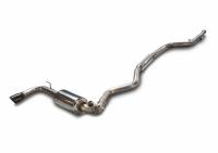 AWE 13-18 BMW 320i (F30) Touring Edition Exhaust w/ Perfomance Mid Pipe - Diamond Black Tips