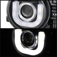 Spyder Auto - Spyder Toyota FJ Cruiser 07-14 Projector Halogen Model- 3D DRL LED Blk PRO-YD-TFJ07-3DDRL-BK - Image 2