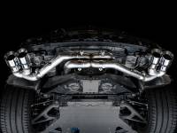 AWE Tuning - AWE 2020 Chevrolet Corvette (C8) Track Edition Exhaust - Quad Chrome Silver Tips - Image 7
