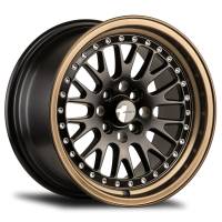 Avid.1 Wheels - Avid.1 Wheels Rim AV-12 15x8.0 4x100 ET25 73.1CB Matte Black/ Bronze Lip - Image 2