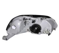 ANZO Headlights, Tail Lights and More  - ANZO 1999-2000 Honda Civic Crystal Headlights Gun-Metal Gray - Image 2